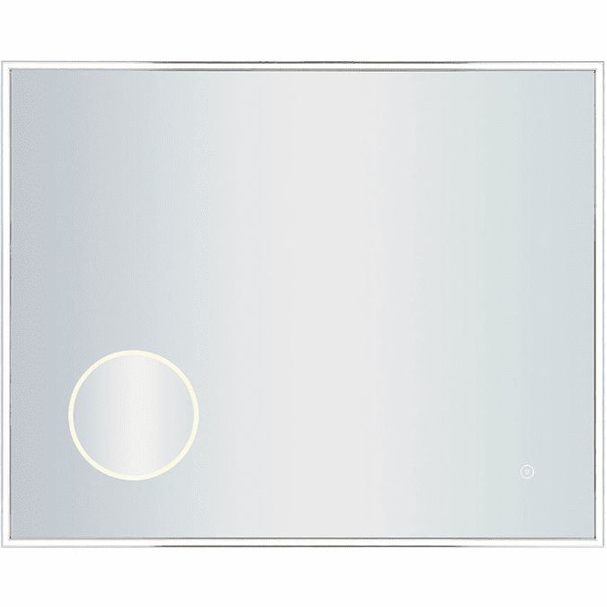 Elk Lm3k 3024 Bl4 Mag Led Lighted Mirrors Modern Polished Chrome Led Throughout Polished Chrome Tilt Wall Mirrors (View 6 of 15)