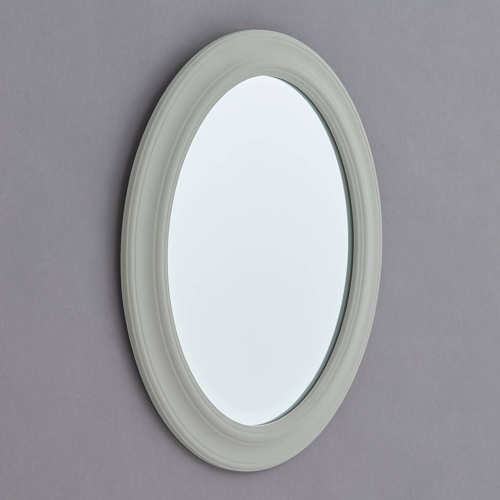 Elsie White Or Grey Wood Framed Mirrorhorsfall & Wright Inside Gray Washed Wood Wall Mirrors (View 12 of 15)