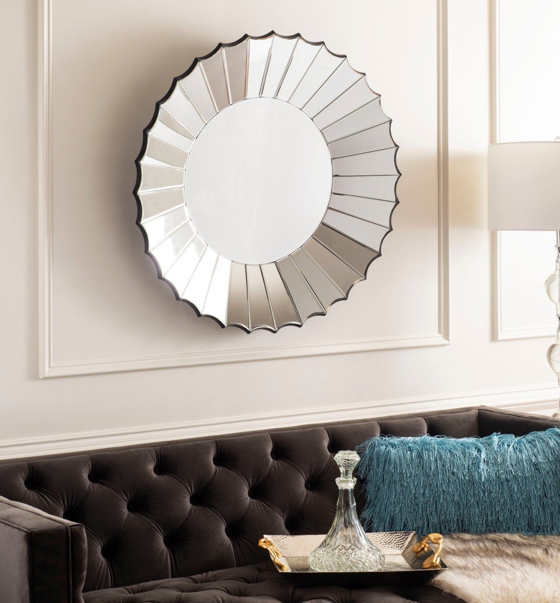 Embracedtraditional And Contemporary Designers, This Timeless Throughout Brylee Traditional Sunburst Mirrors (Photo 15 of 15)