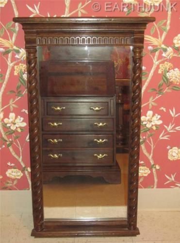 Ethan Allen Royal Charter Oak Collection Rectangular Accent Mirror 16 In Charters Towers Accent Mirrors (View 3 of 15)