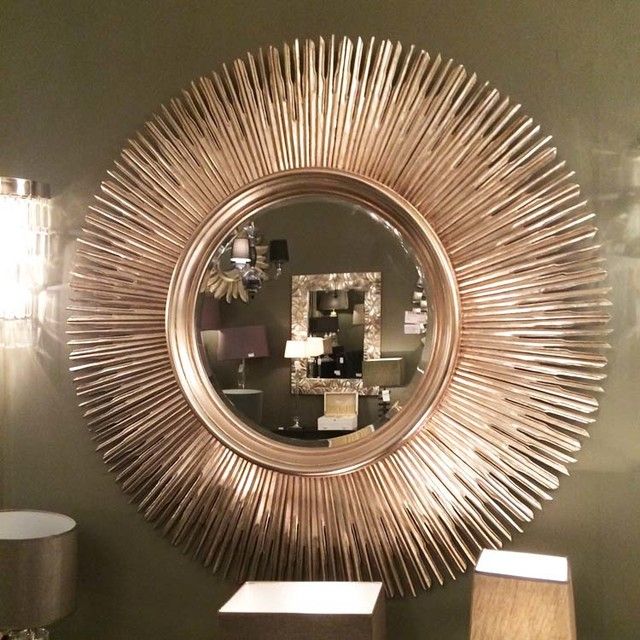 Extra Large Sunburst Mirror 145cm – Contemporary – Wall Mirrors Pertaining To Oversized Wall Mirrors (View 15 of 15)