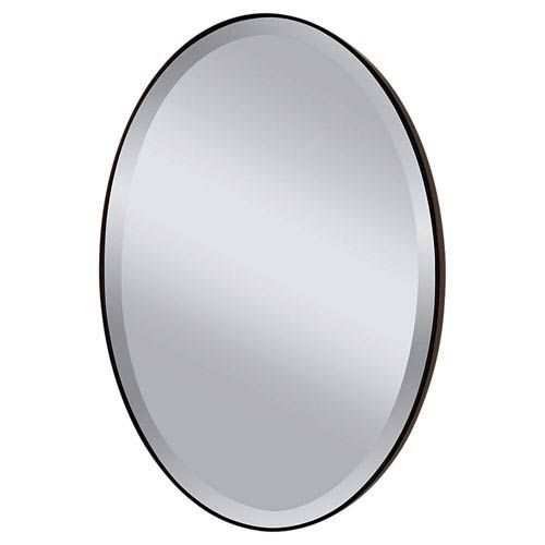 Feiss Johnson Oil Rubbed Bronze Mirror Mr1126orb | Bellacor | Bronze For Oil Rubbed Bronze Finish Oval Wall Mirrors (View 3 of 15)