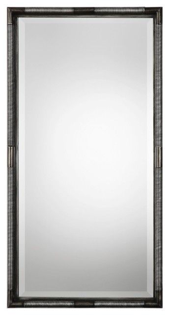 Finnick Iron Coil Industrial Style Rectangular Wall Mirror – Industrial Pertaining To Natural Iron Rectangular Wall Mirrors (View 14 of 15)