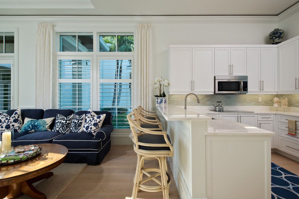 Florida Living – Beach Style – Kitchen – Miami  Diane Burgoyne Inside Burgoyne Vanity Mirrors (View 6 of 15)