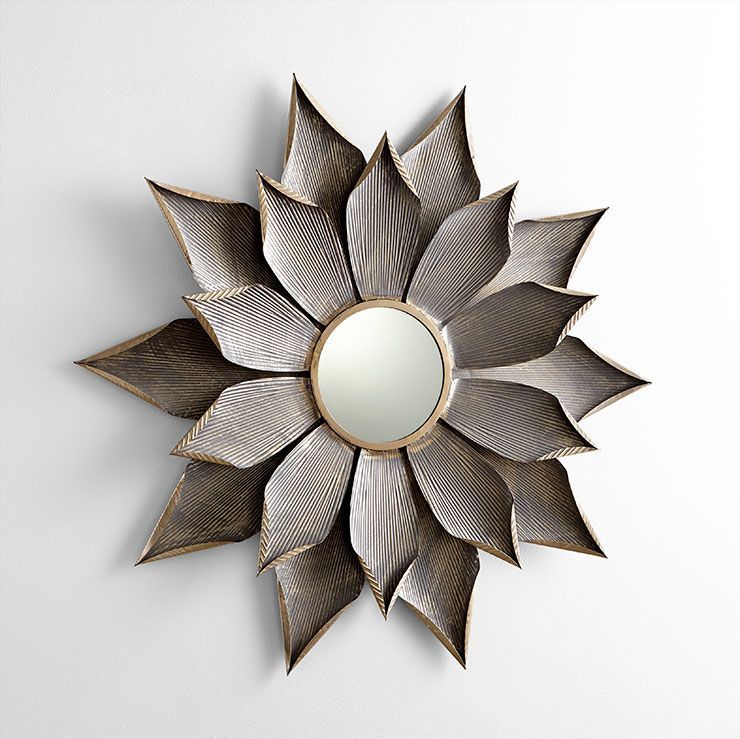 Flower Mirror On The Wall, Gorgeous For Any Room In The Home! | Cyan Inside Saylor Wall Mirrors (View 6 of 15)
