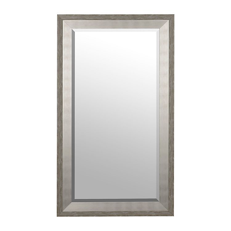 Foiled Silver Framed Mirror, 31.5x (View 9 of 15)