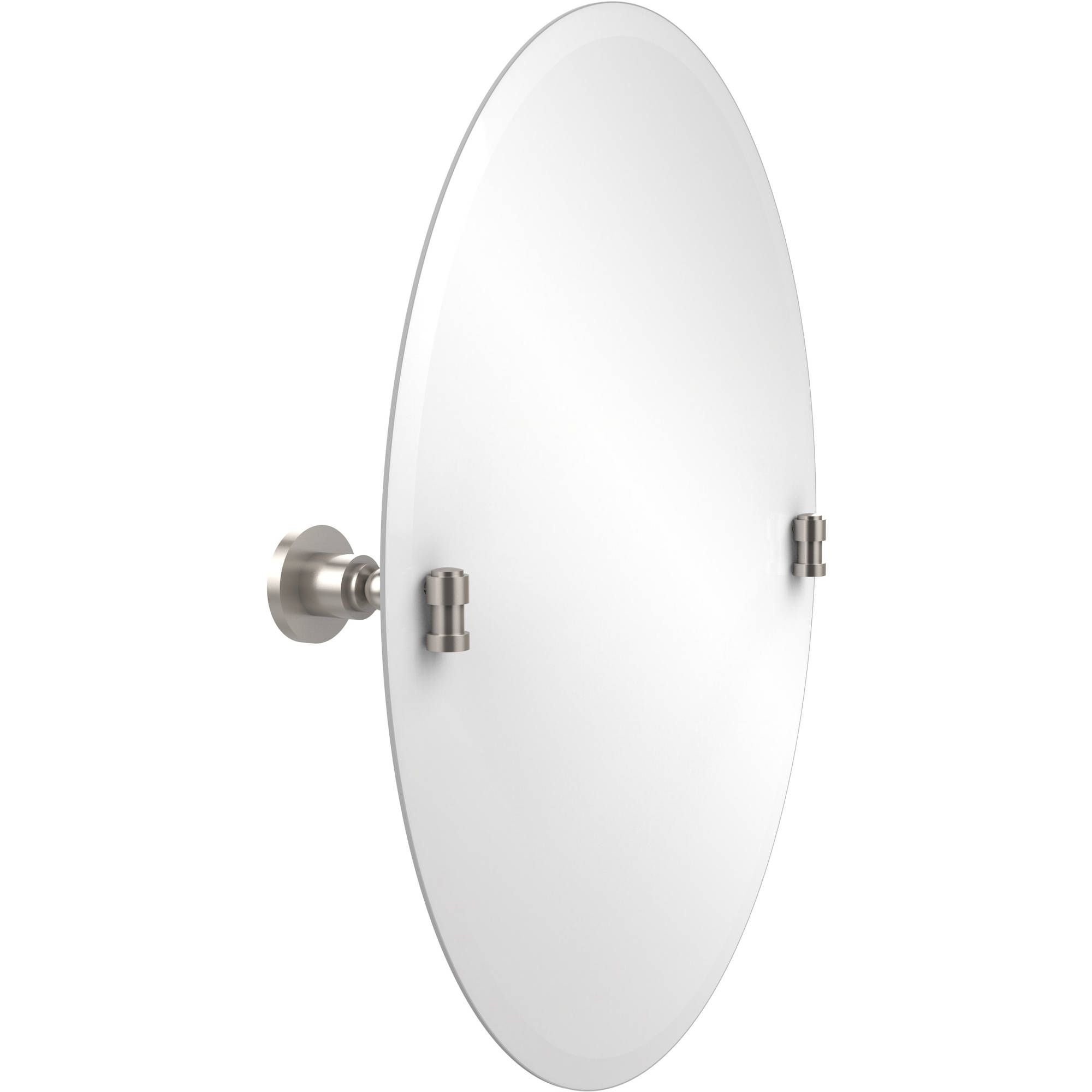 Frameless Oval Tilt Mirror With Beveled Edge (build To Order) – Walmart Pertaining To Oval Frameless Led Wall Mirrors (View 14 of 15)