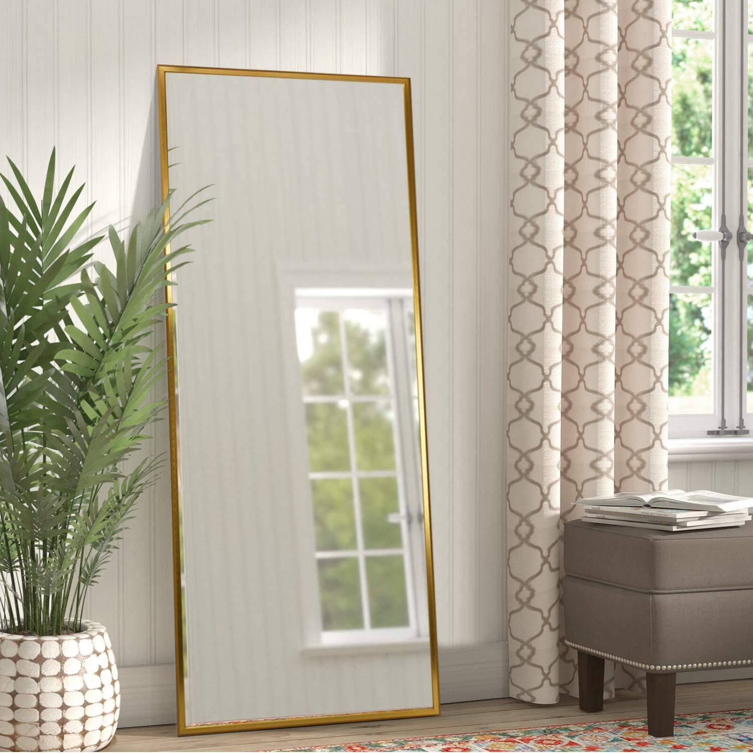 Full Length Mirror Floor Mirror Hanging/leaning Large Wall Mounted For Clear Wall Mirrors (View 6 of 15)