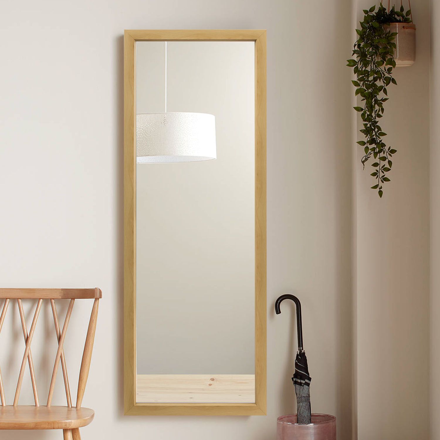 Full Length Mirror Floor Mirror With Standing Holder Hanging/leaning For Full Length Floor Mirrors (View 3 of 15)