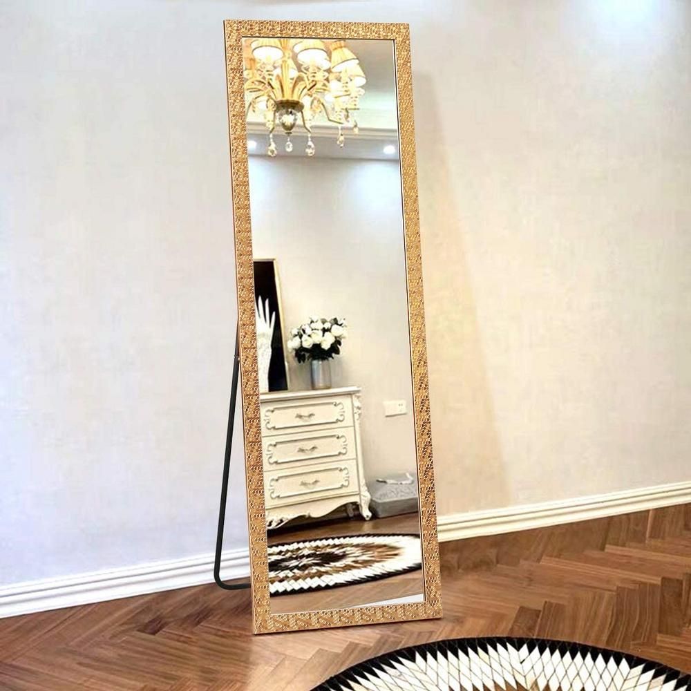Full Length Standing Mirror,leaning Floor Mirror With Stand,full Body With Sunburst Standing Makeup Mirrors (View 8 of 15)