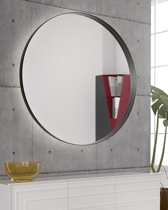 Full Moon Decorative Wall Mirror Throughout Hussain Tile Accent Wall Mirrors (View 5 of 15)