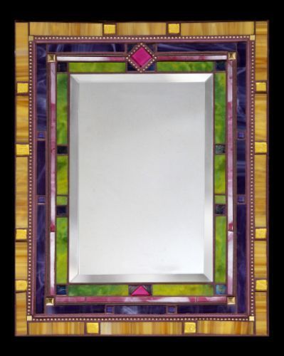 Gallery @ Glynnis Kaye | Mirror Stained, Stained Glass Mirror, Mirror Inside Gaunts Earthcott Wall Mirrors (View 11 of 15)