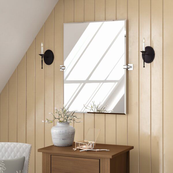 Gatco Elevate Modern & Contemporary Beveled Frameless Wall Mirror Throughout Elevate Wall Mirrors (View 11 of 15)