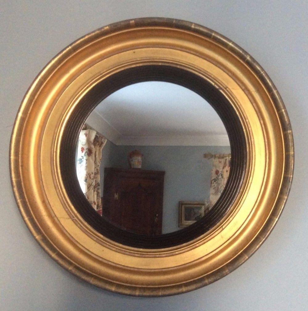 Georgian Framed Round Decorative Mirror | 473443 | Sellingantiques.co (View 11 of 15)