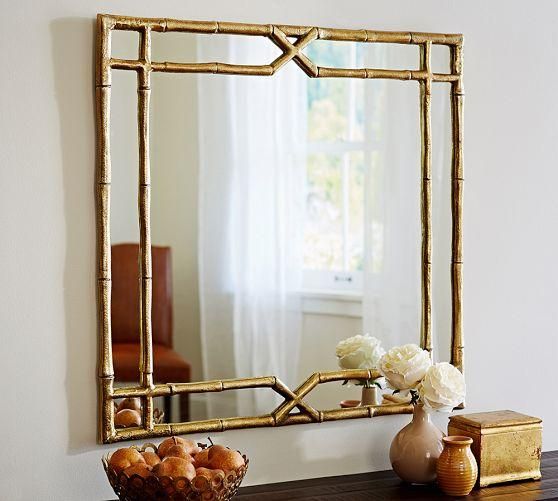 Gilt Faux Bamboo Mirror – Pieces Within Gold Bamboo Vanity Wall Mirrors (View 6 of 15)