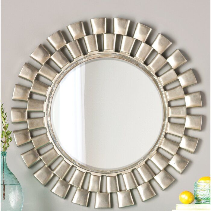 Glam Beveled Accent Mirror | Accent Mirrors, Mirrors Wayfair, Round With Regard To Broadmeadow Glam Accent Wall Mirrors (View 4 of 15)