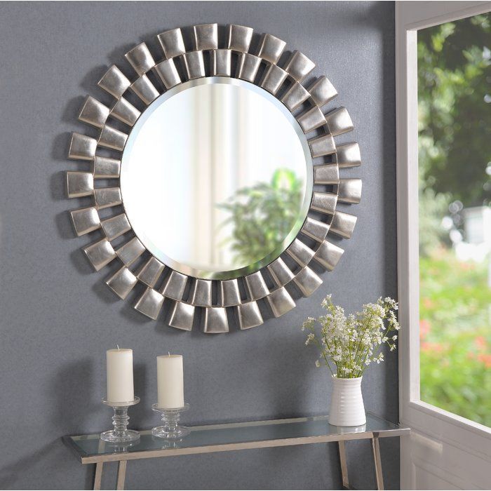 Glam Beveled Accent Mirror | Accent Mirrors, Round Wall Mirror In Shildon Beveled Accent Mirrors (View 6 of 15)
