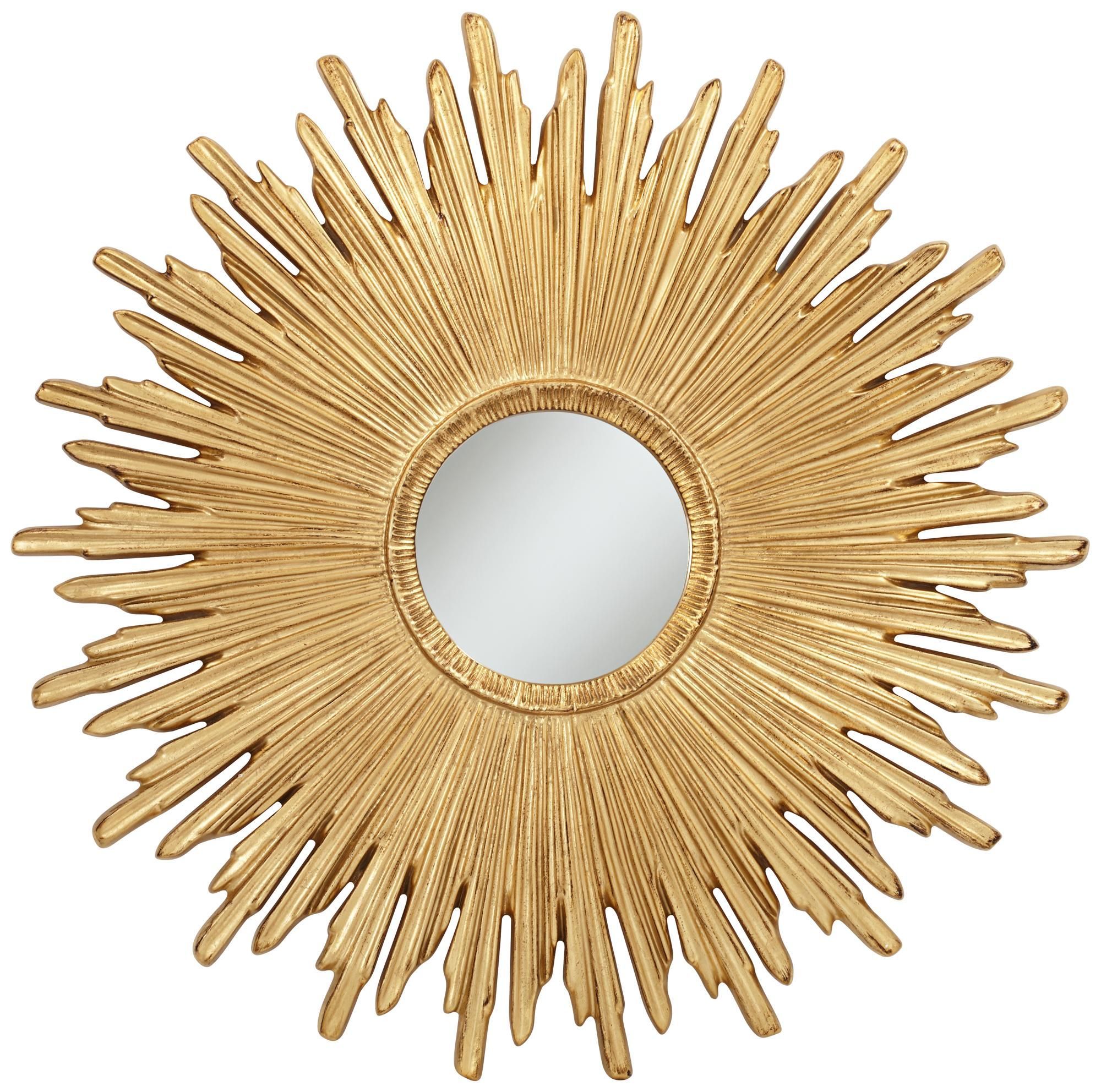 Featured Photo of 15 Best Collection of Golden Voyage Round Wall Mirrors