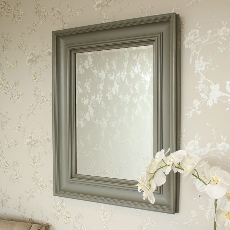 Grey Wall Mirror – Melody Maison® Inside Gray Wall Mirrors (View 5 of 15)