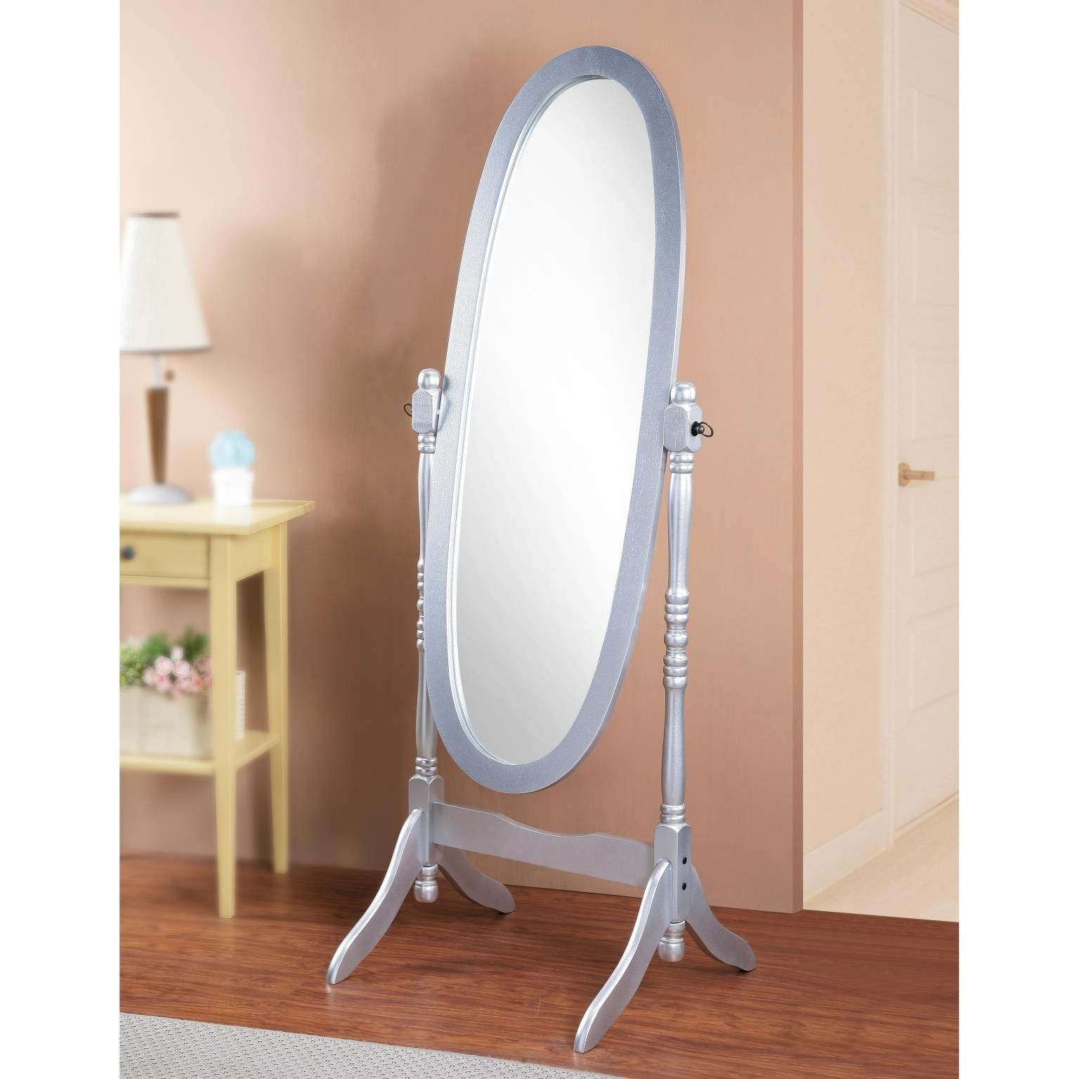 Gtu Furniture Swivel Adjustable Full Length Oval Wood Cheval Floor Within Superior Full Length Floor Mirrors (View 11 of 15)