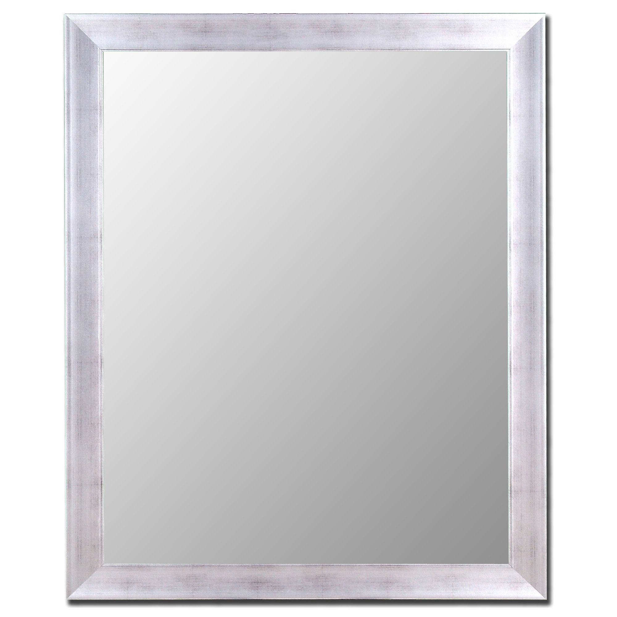 Hitchcock Butterfield Company Vintage Silver Framed Wall Mirror For Karn Vertical Round Resin Wall Mirrors (View 11 of 15)