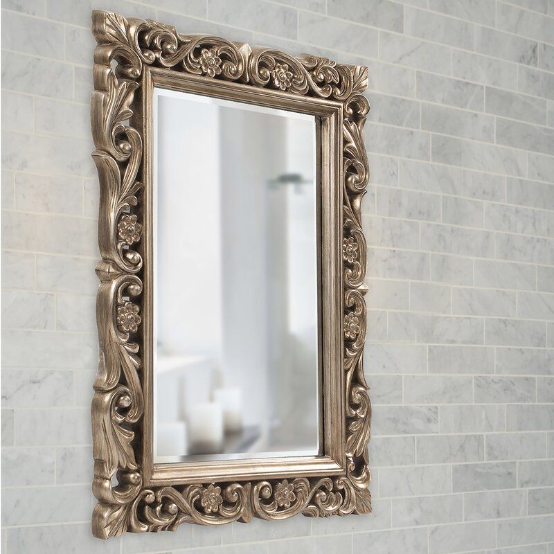 House Of Hampton® Traditional Beveled Accent Mirror & Reviews | Wayfair Inside Tifton Traditional Beveled Accent Mirrors (View 10 of 15)