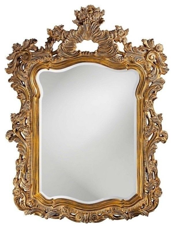 Howard Elliott 2147ch Turner 56"x42" Charcoal Gray Mirror – Victorian Pertaining To Charcoal Gray Wall Mirrors (View 9 of 15)