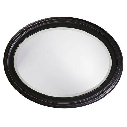 Howard Elliott Collection George Oil Rubbed Bronze Oval Mirror 40108 For Ceiling Hung Oiled Bronze Oval Mirrors (View 12 of 15)