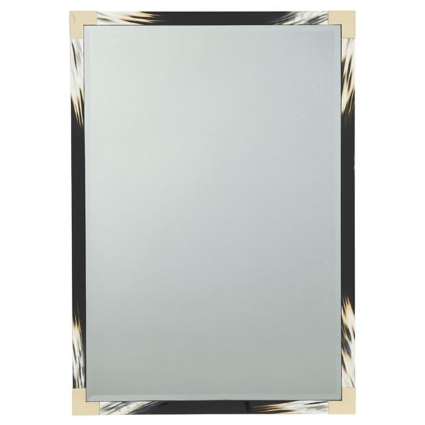Hw Home Small Cutting Edge Mirror Throughout Rounded Cut Edge Wall Mirrors (View 7 of 15)