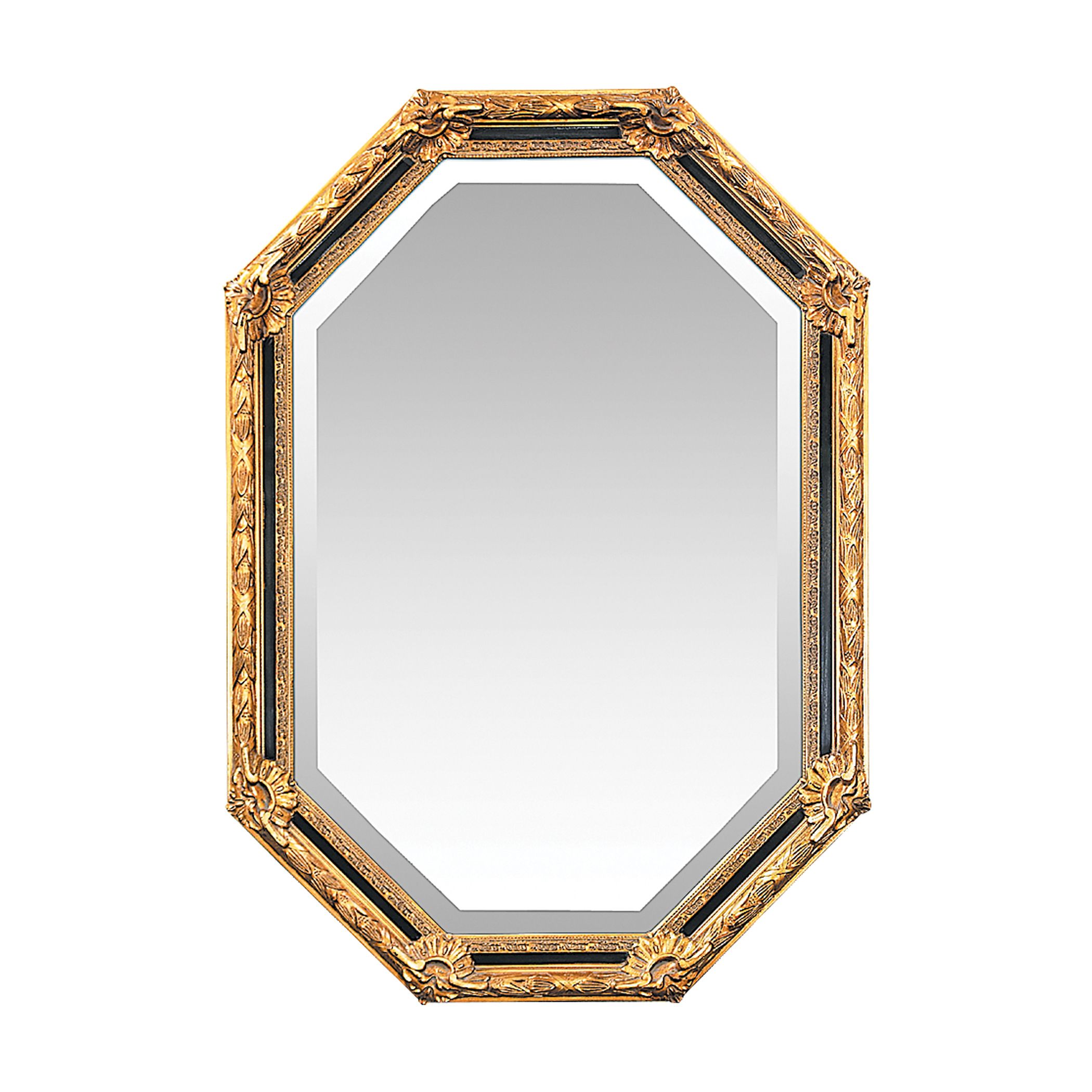 Inlay Gold Octagon & Beveled Mirror Regarding Octagon Wall Mirrors (View 8 of 15)