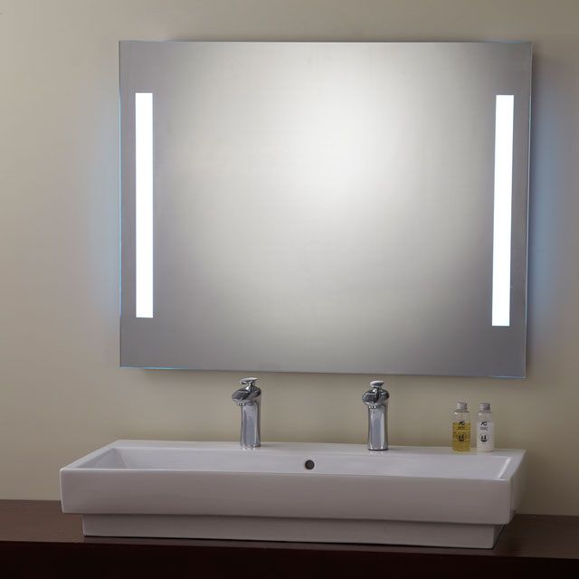Insert Side Edge Led Mirror M00536la With Edge Lit Led Wall Mirrors (View 7 of 15)