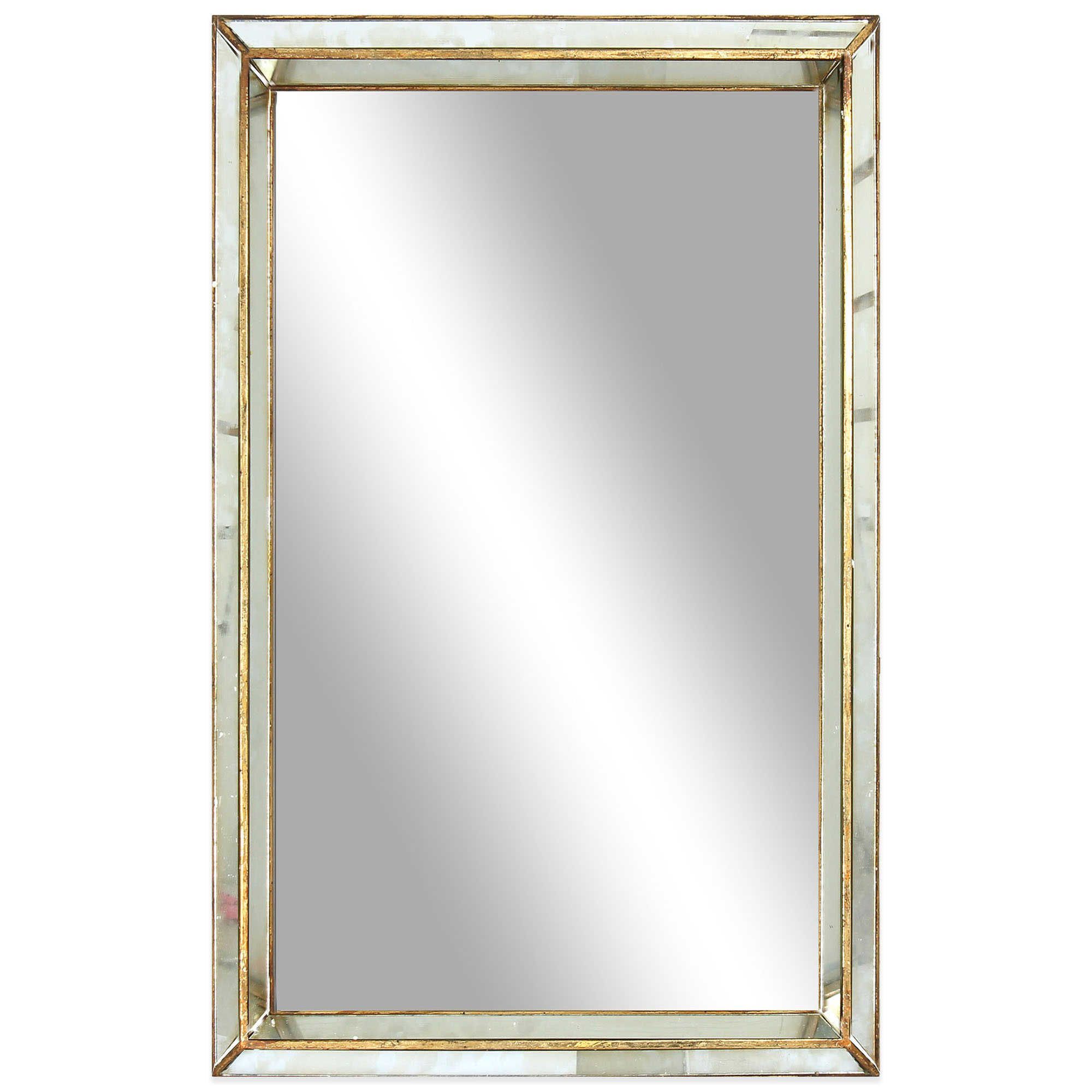 Invalid Url | Antique Gold Mirror, Large Mirror, Rectangular Mirror For Rectangle Antique Galvanized Metal Accent Mirrors (View 7 of 15)