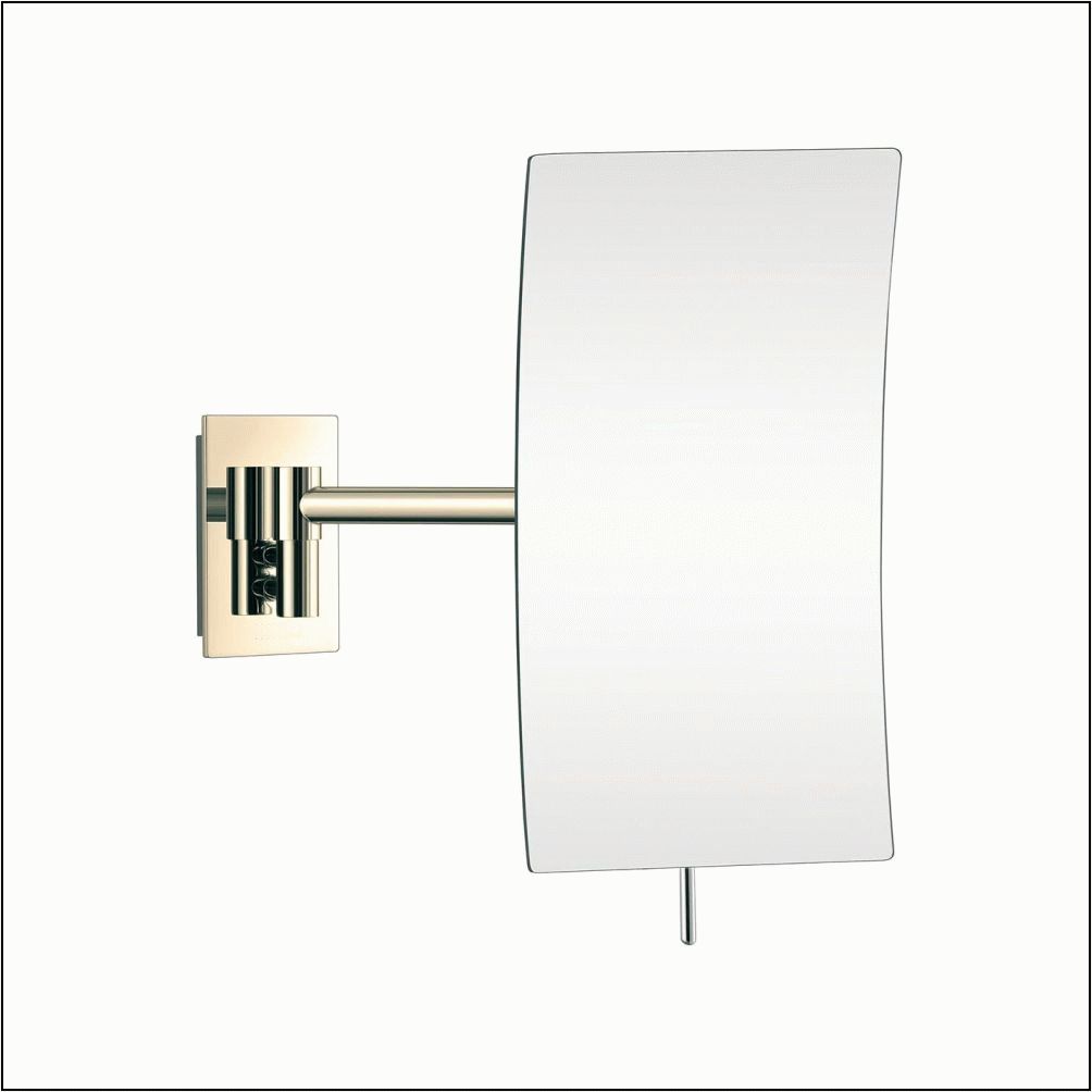 K218 Wall Mounted Contemporary Rectangular Mirror In Brushed Nickel Intended For Polished Nickel Rectangular Wall Mirrors (View 14 of 15)