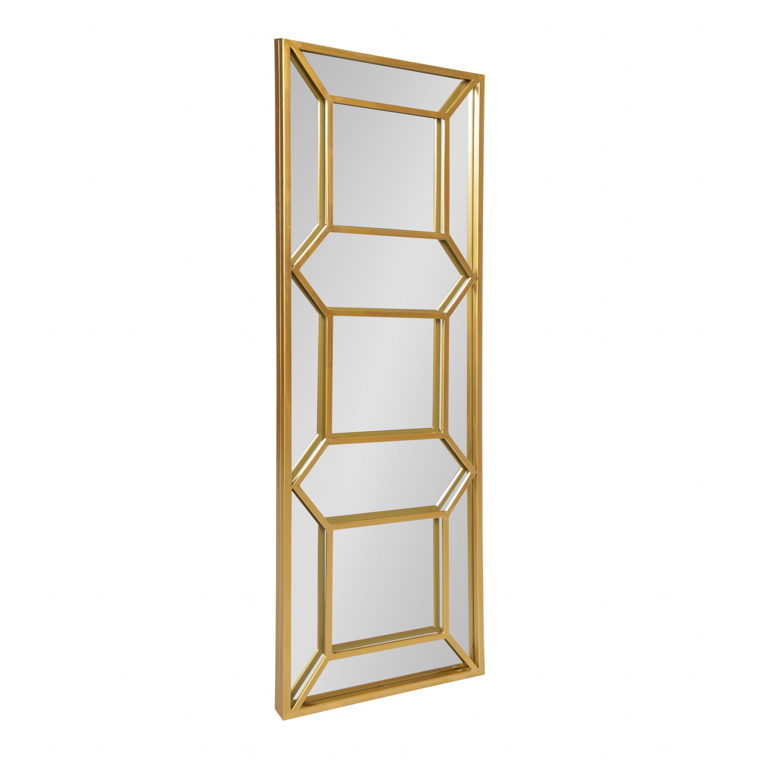 Kate And Laurel Nahla Large Decorative Modern Metal Trellis Design With Regard To Bracelet Traditional Accent Mirrors (View 15 of 15)