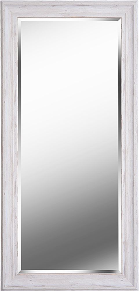 Kenroy Home 60351 Warren Distressed White Wood Wall Mirror – Ken 60351 Within White Wood Wall Mirrors (View 13 of 15)
