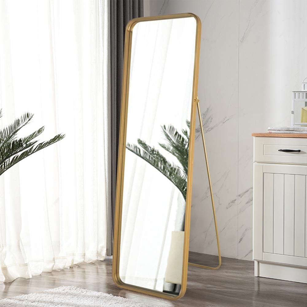 Ktaxon Multifunctional Floor Standing Wall Hanging Full Length Mirror Inside Full Length Wall Mirrors (View 8 of 15)