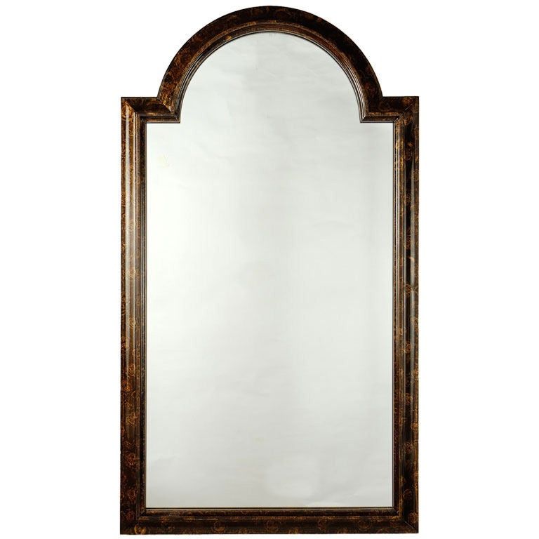 Labarge Palladian Arch Top Mirror In Faux Tortoise Finish At 1stdibs In Bronze Arch Top Wall Mirrors (View 4 of 15)