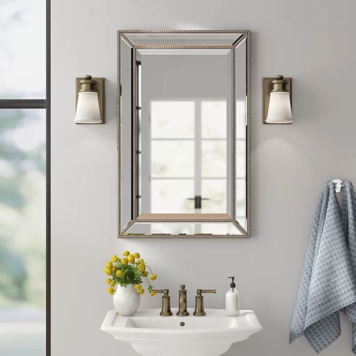 Lake Park Eclectic Beveled Beaded Accent Mirror | Mirror, Frames On Pertaining To Willacoochee Traditional Beveled Accent Mirrors (View 6 of 15)