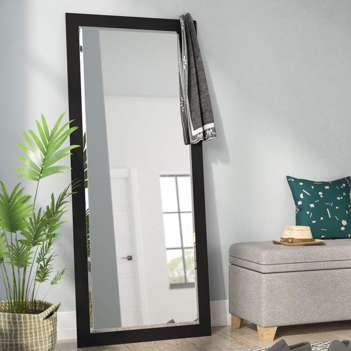 Langley Street™ Camren Modern & Contemporary Beveled Full Length Mirror Intended For Modern Oversized Wall Mirrors (View 13 of 15)