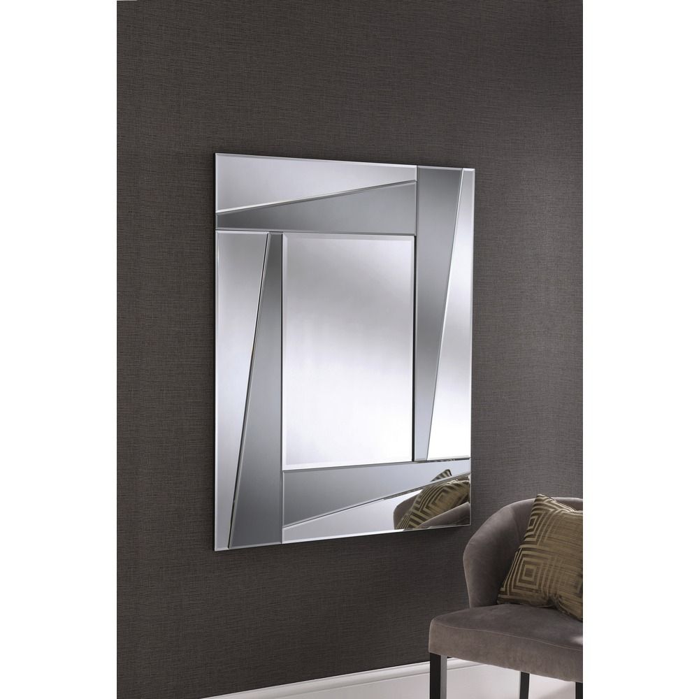 Large Mirror: Smoked Art Deco Wall Mirror | Select Mirrors Pertaining To Two Tone Bronze Octagonal Wall Mirrors (View 12 of 15)