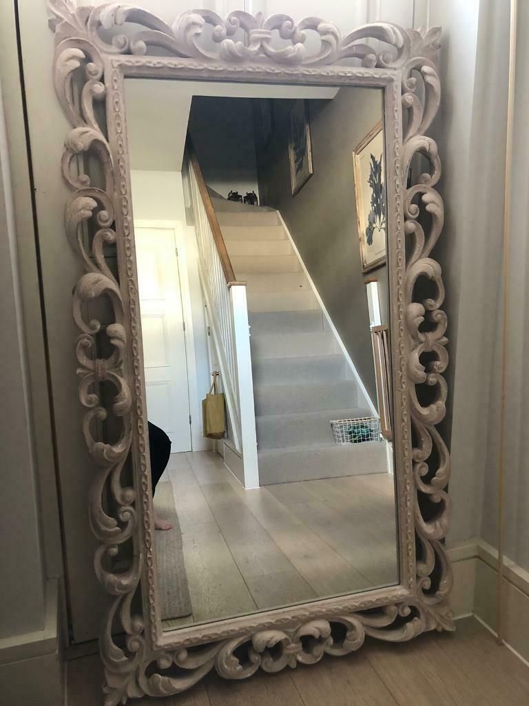 Large Ornate Floor Or Wall Mirror | In Bath, Somerset | Gumtree Intended For Padang Irregular Wood Framed Wall Mirrors (View 12 of 15)