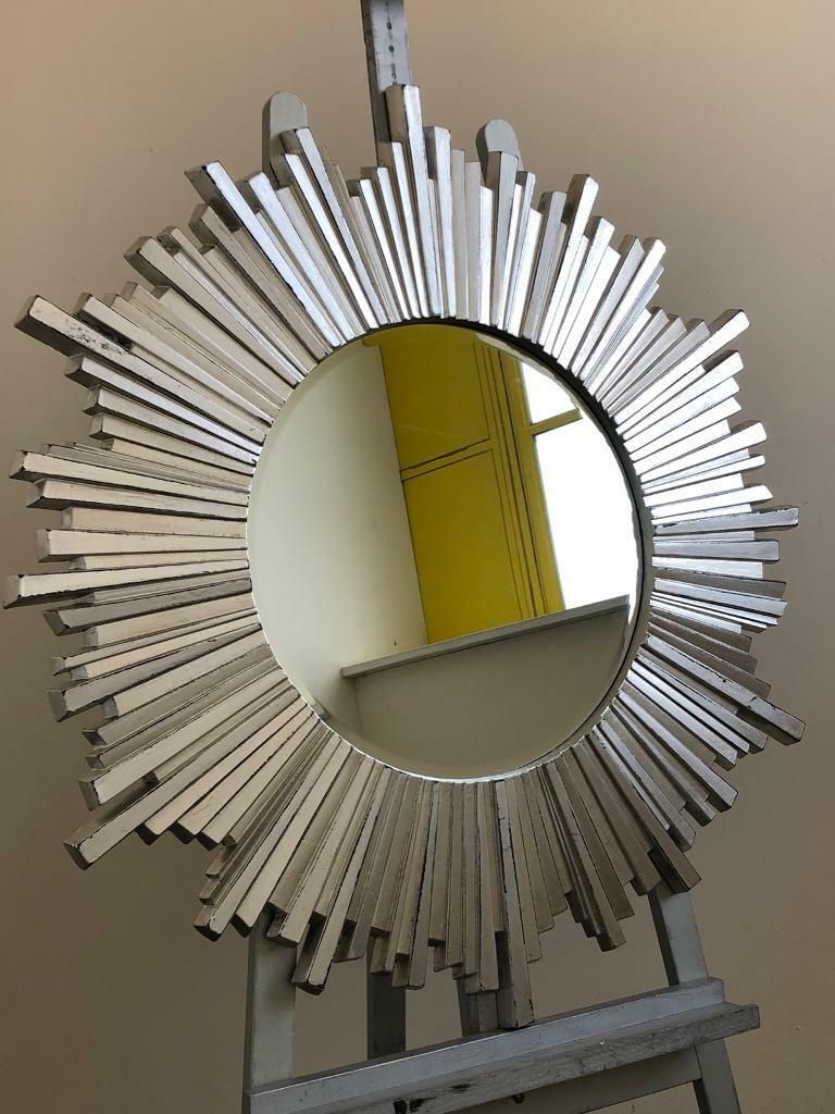 Large Round Starburst Mirror | In Brighton, East Sussex | Gumtree Inside Ring Shield Gold Leaf Wall Mirrors (View 13 of 15)