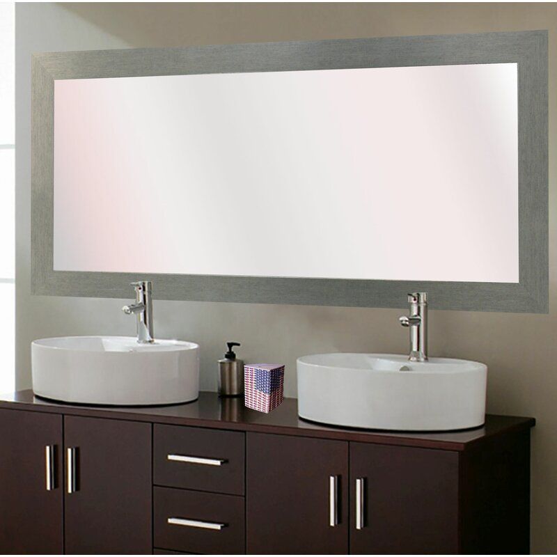 Latitude Run Modern & Contemporary Bathroom / Vanity Mirror & Reviews In Modern &amp; Contemporary Beveled Overmantel Mirrors (View 9 of 15)