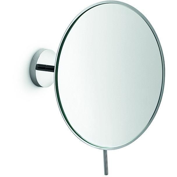 Lb Wall Mounted Cosmetic Makeup Magnifying Mirror, Brass Polished Regarding Polished Chrome Wall Mirrors (View 13 of 15)