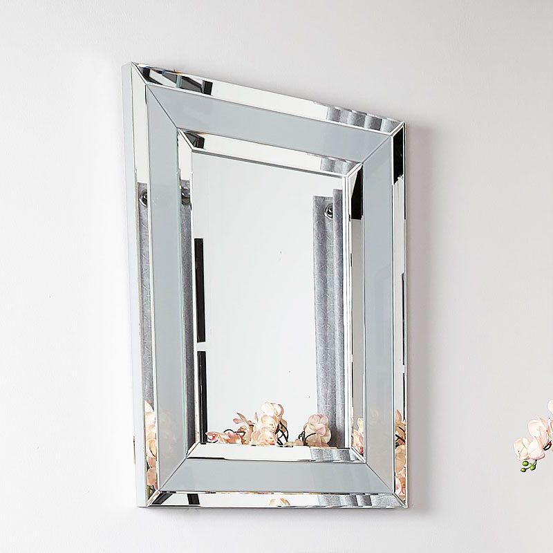 Madison Grey Rectangular Wall Mirror | Picture Perfect Home Intended For Gray Wall Mirrors (View 10 of 15)