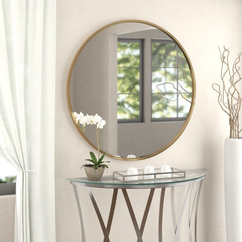 Mahanoy Accent Mirror | Accent Mirrors, Contemporary Accents, Mirror Wall Inside Harbert Modern And Contemporary Distressed Accent Mirrors (View 4 of 15)