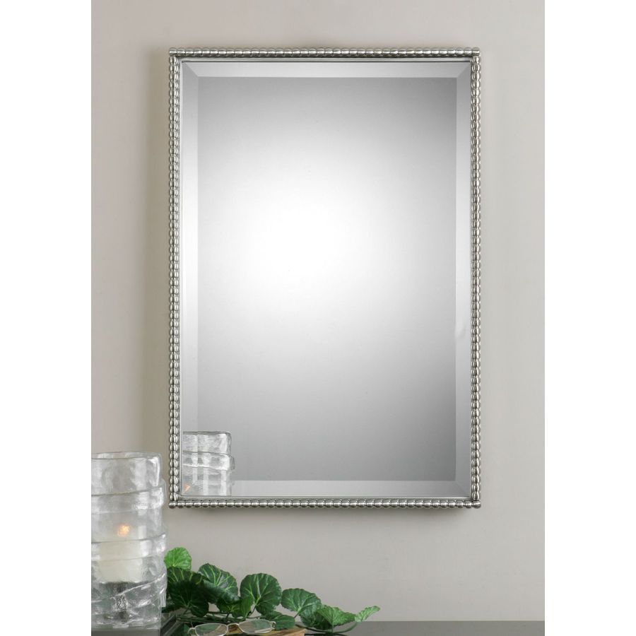 Master | Mirror Design Wall, Mirror Wall, Brushed Nickel Mirror With Polished Nickel Rectangular Wall Mirrors (View 7 of 15)