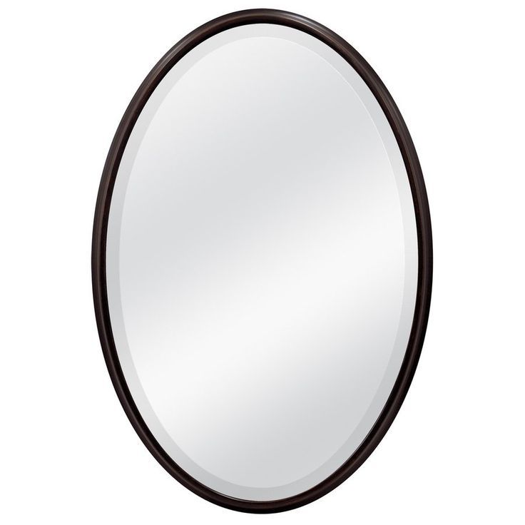 Mcs Industries 31 In X 21 In Infinity Oil Rubbed Bronze Oval Framed Pertaining To Oil Rubbed Bronze Oval Wall Mirrors (View 6 of 15)