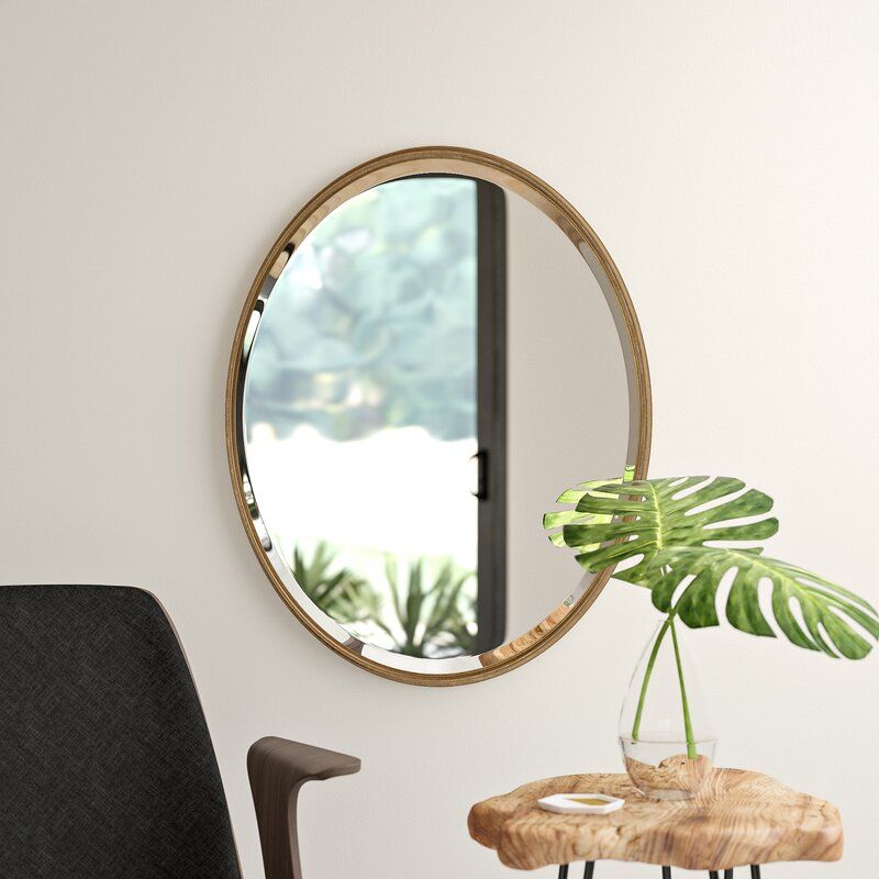 Medena Modern & Contemporary Beveled Accent Mirror & Reviews | Allmodern Inside Astrid Modern & Contemporary Accent Mirrors (View 6 of 15)