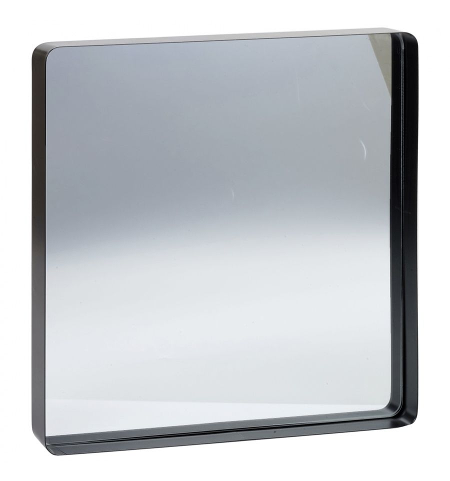 Metal Framed Mirror | Matte Black Mirror Intended For Matte Black Metal Oval Wall Mirrors (View 13 of 15)